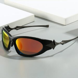 Cyberpunk Razor Shades – Futuristic Angular Techwear Glasses